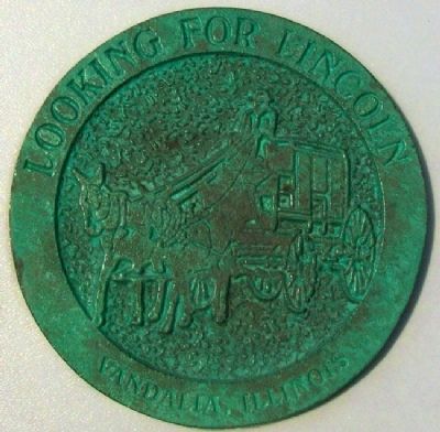 Lincoln Travels To The Capital Medallion. Click for full size. Lincoln Travels To The Capital Medallion image. Click for full size.