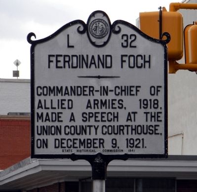 Ferdinand Foch Marker image. Click for full size.