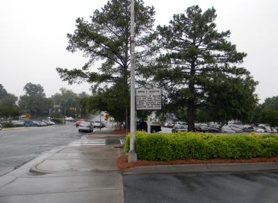 Wide view of the David F. Houston Marker image. Click for full size.