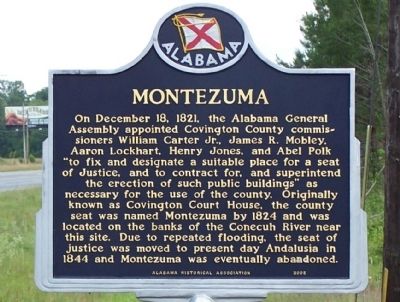 Montezuma Marker. Click for full size. Montezuma Marker image. Click for full size.