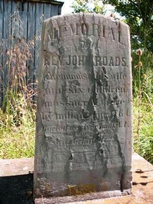 The Reverend John Roads Memorial image. Click for full size.
