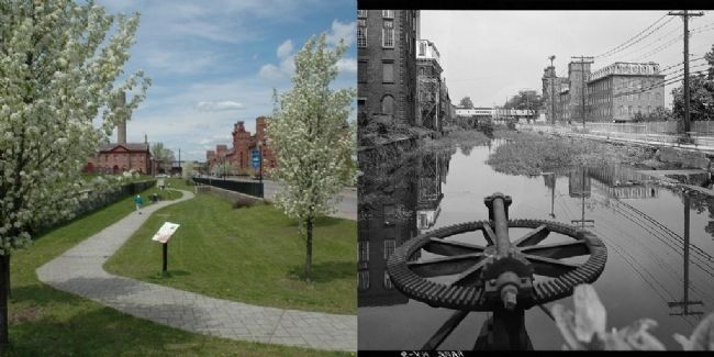 The Power Canal; Now & Then image. Click for full size.