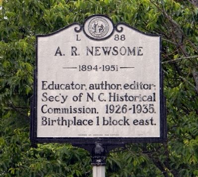 A. R. Newsome Marker image. Click for full size.