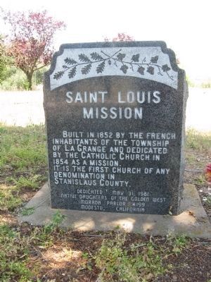 Saint Louis Mission Marker image. Click for full size.