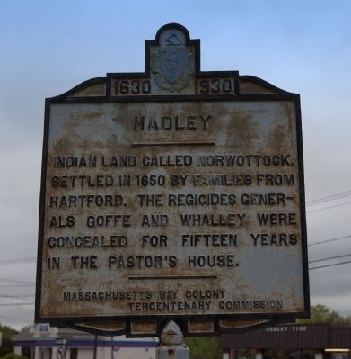 Hadley(Amherst Town Line) Marker image. Click for full size.