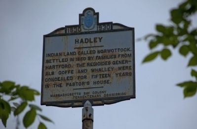 Hadley (Northampton Town Line) Marker image. Click for full size.