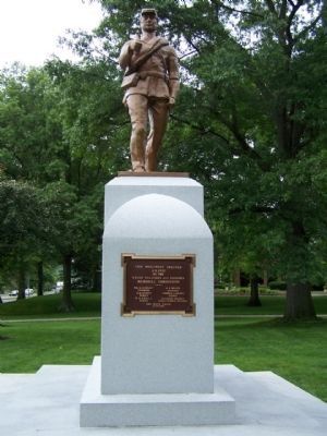 Union Civil War Monument , east side image. Click for full size.