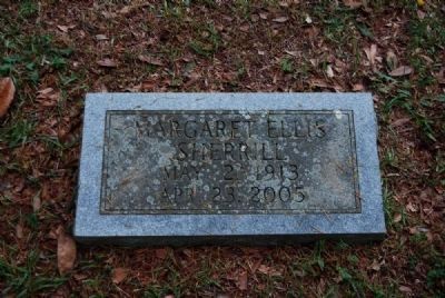 Margaret Ellis Sherrill Tombstone<br>Due West A.R.P. Church Cemetery image. Click for full size.