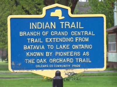 Indian Trail Marker. Click for full size. Indian Trail Marker image. Click for full size.