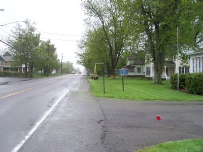 Indian Trail Marker seen in the distance. Click for full size. Indian Trail Marker seen in the distance image. Click for full size.