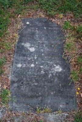 Thomas Chalmers Turner Tombstone<br>Due West A.R.P. Church Cemetery image. Click for full size.