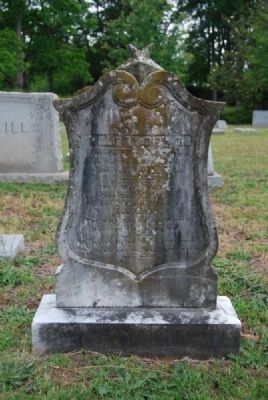 Willie H. Dickson Tombstone<br>Due West A.R.P. Church Cemetery image. Click for full size.