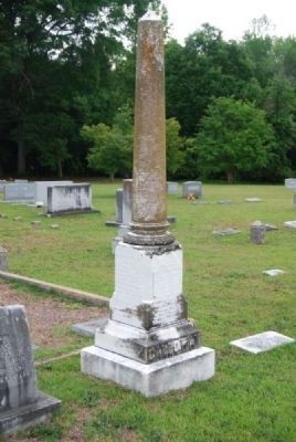Rev. J[onathan] Galloway Tombstone<br>Due West A.R.P. Church Cemetery<br>East Corner image. Click for full size.