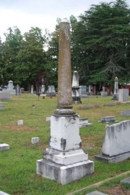 Rev. J[onathan] Galloway Tombstone<br>Due West A.R.P. Church Cemetery<br>West Corner image. Click for full size.