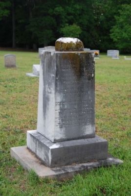 Emma Pressly Tombstone<br>Due West A.R.P. Church Cemetery image. Click for full size.