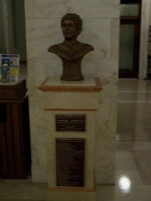 State Capitol Anna Jarvis, Founder of Mothers Day image. Click for full size.