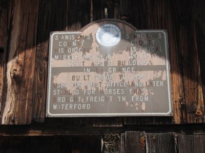 The Old Barn – First Adobe Building Marker image. Click for full size.