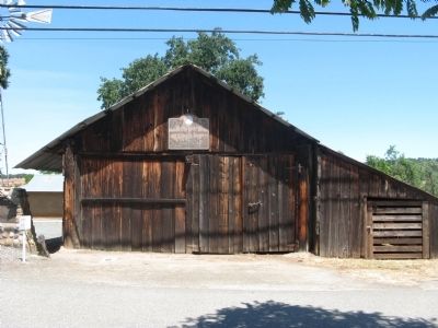 The Old Barn – First Adobe Building and Marker image. Click for full size.