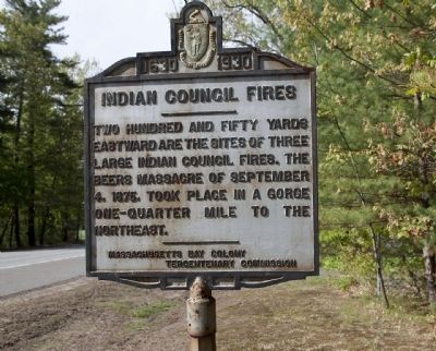 Indian Council Fires Marker image. Click for full size.