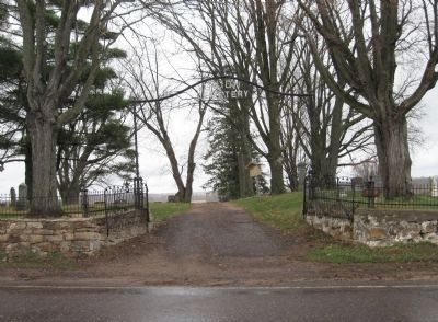 Edson Union Cemetery and Marker. Click for full size. Edson Union Cemetery and Marker image. Click for full size.