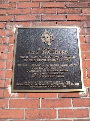 Five Brothers Marker image. Click for full size.