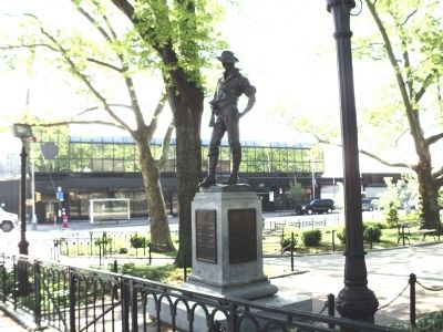 Marker in Tompkinsville Park image. Click for full size.