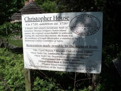 Christopher House Marker image. Click for full size.