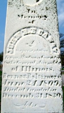 John B. E. Canal Inscription image. Click for full size.