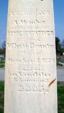 William McHenry Inscription image. Click for full size.