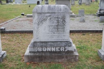 Rev. Oliver Young Bonner Tombstone<br>Due West A.R.P. Church Cemetery image. Click for full size.