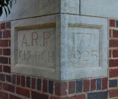 Due West A.R.P. Church<br>Cornerstone image. Click for full size.