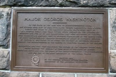 Major George Washington Marker image. Click for full size.
