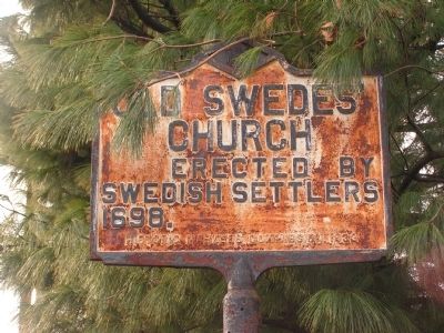 Old Swedes' Church Marker image. Click for full size.