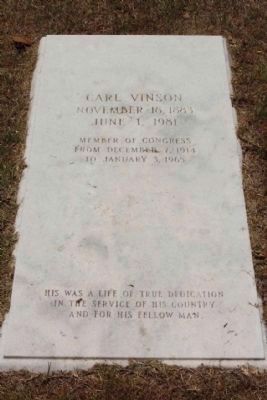 Carl Vinson Grave image. Click for full size.