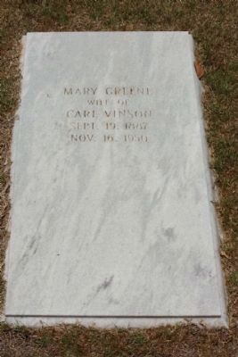 Mary Green Vinson Grave image. Click for full size.