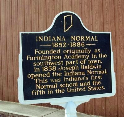 Indiana Normal Marker image. Click for full size.