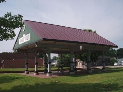 Other View - - Burnettsville, Indiana - Train Depot. Click for full size. Other View - - Burnettsville, Indiana - Train Depot image. Click for full size.