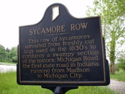 Obverse View - - Sycamore Row Marker image. Click for full size.