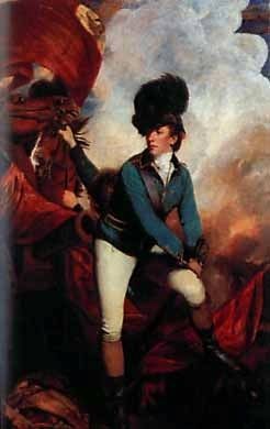 Lt. Col. Sir Banastre Tarleton, 1st Baronet (1754–1833) -<br>Commander of British Forces at Cowpens image. Click for full size.