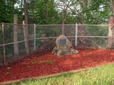 Photo Up-date - - Wide View - - Menominee Chapel Marker image. Click for full size.