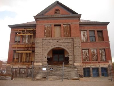 Goldfield Historic High School image. Click for full size.
