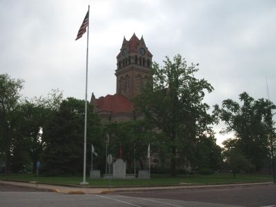 S/W Corner - - Starke County Courthouse image. Click for full size.