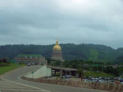 State Capitol seen from I-64 / 77 image. Click for full size.
