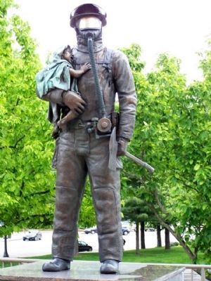 State Capitol , Fallen Firefighters Memorial image. Click for full size.