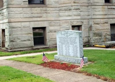 Wide View - - U.S. Civil War Honor Roll Marker. Click for full size. Wide View - - U.S. Civil War Honor Roll Marker image. Click for full size.