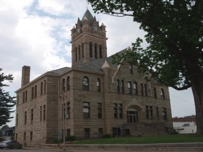 South/East Corner - - Pulaski County Courthouse - Winamac, Indiana. Click for full size. South/East Corner - - Pulaski County Courthouse - Winamac, Indiana image. Click for full size.