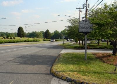 Wide view of the James W. Cannon Marker. Click for full size. Wide view of the James W. Cannon Marker image. Click for full size.