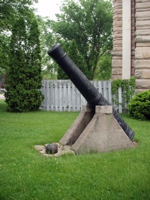 West - Cannon (South Side of Courthouse). Click for full size. West - Cannon (South Side of Courthouse) image. Click for full size.