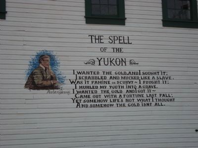 Robert Service's The Spell of the Yukon (extract) image. Click for full size.