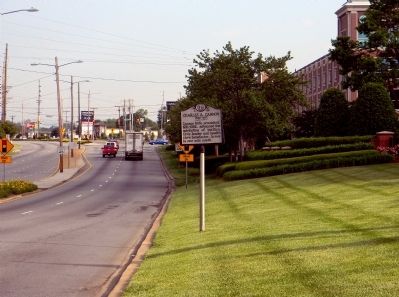 Wide view of the Charles A. Cannon Marker. Click for full size. Wide view of the Charles A. Cannon Marker image. Click for full size.
